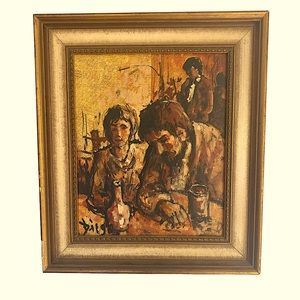 LIMITED EDITION Au Cafe painting by Diego